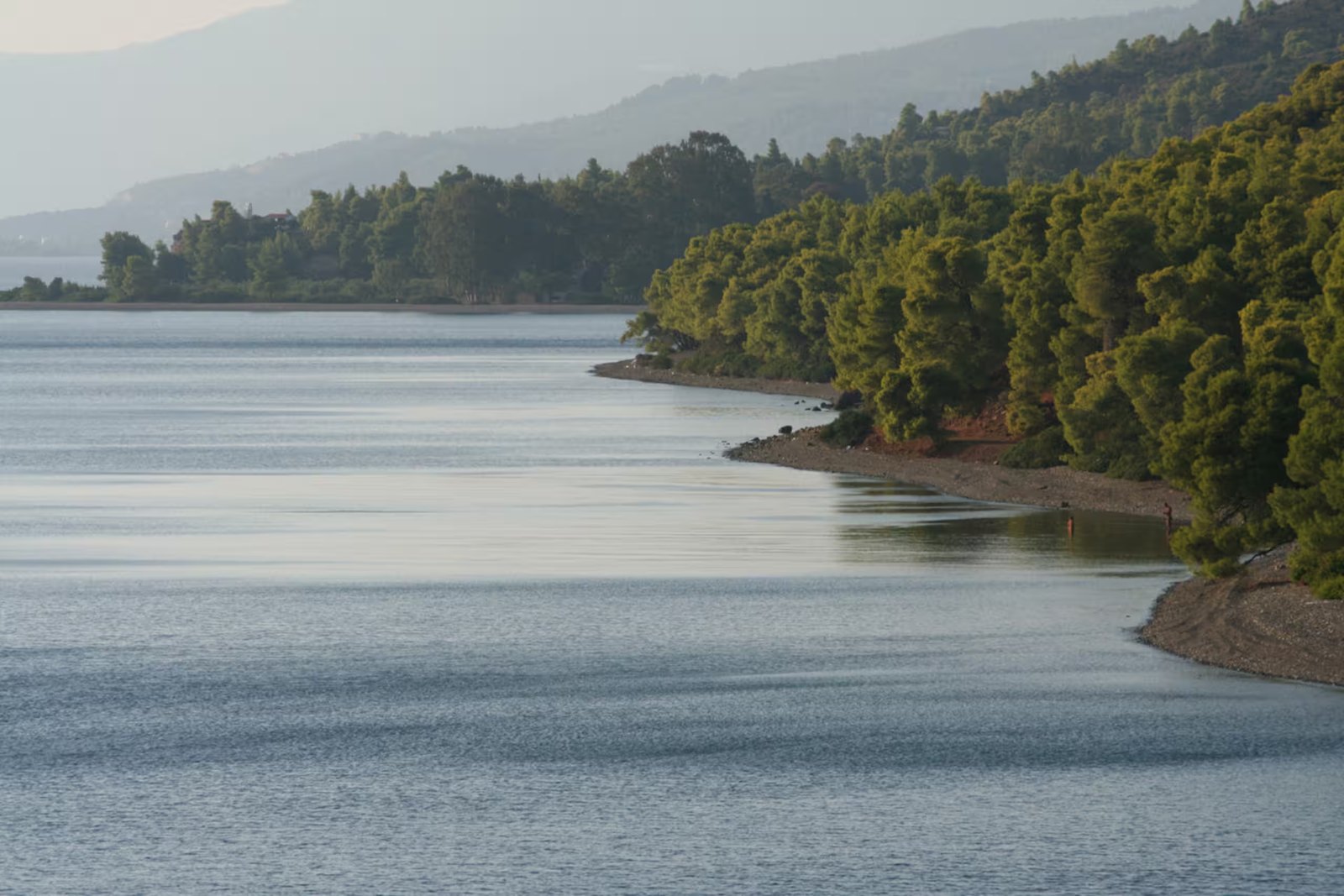 A quiet cove on the Evia coast